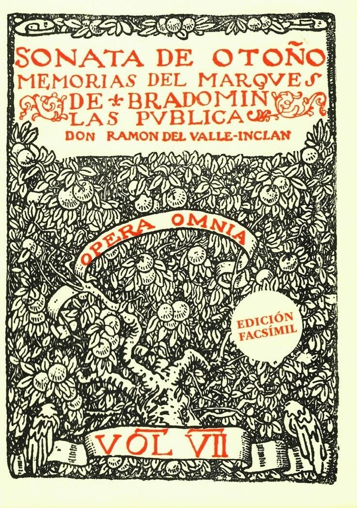 SONATA DE OTOÑO, MEMORIAS DEL MARQUES DE BRADOMIN - Ramon Del Valle-Inclan
