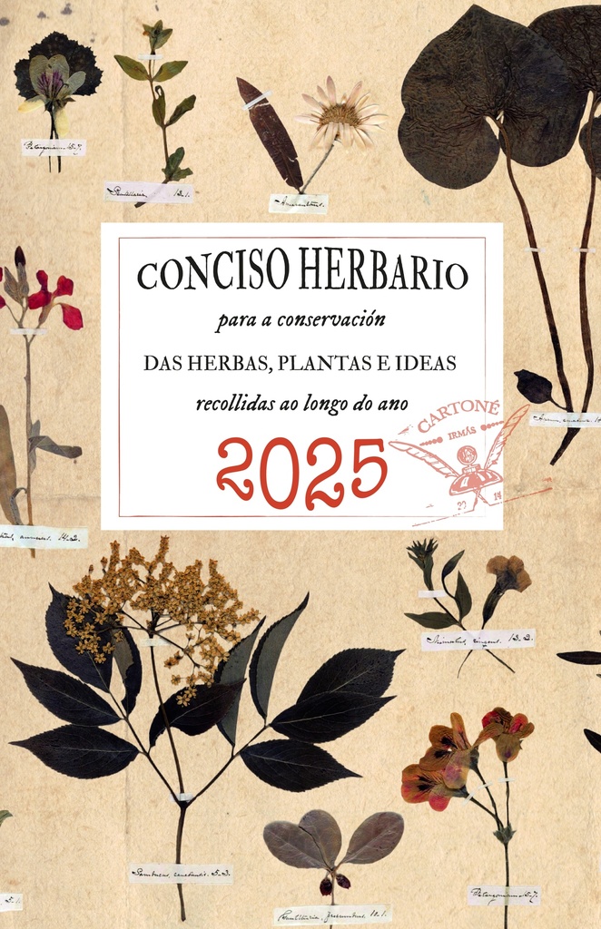 Axenda semanal 2025 (Galego) "Conciso herbario"